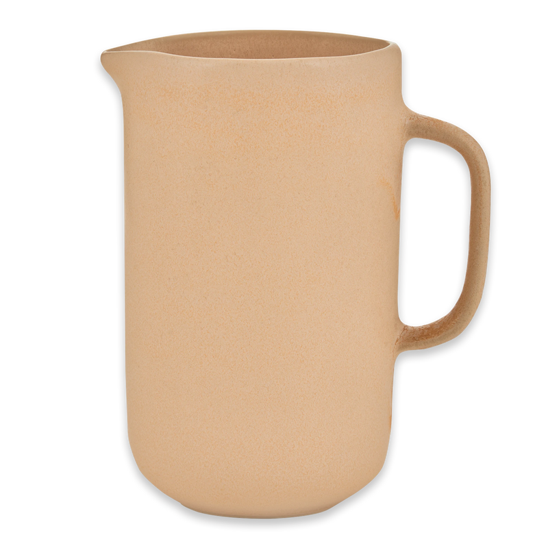 Stoneware Pitcher Apricot