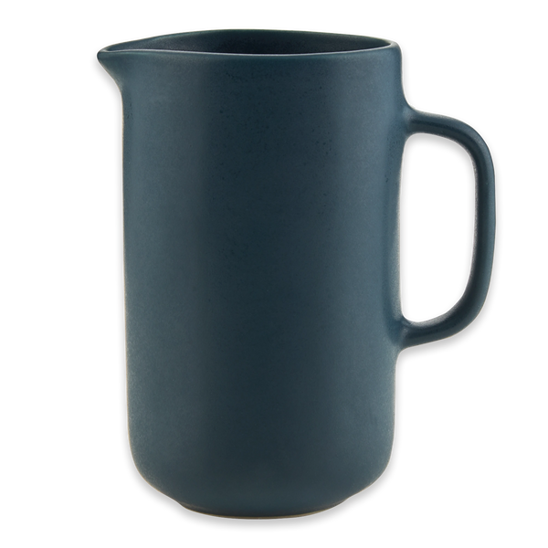 Stoneware Pitcher Dark Blue