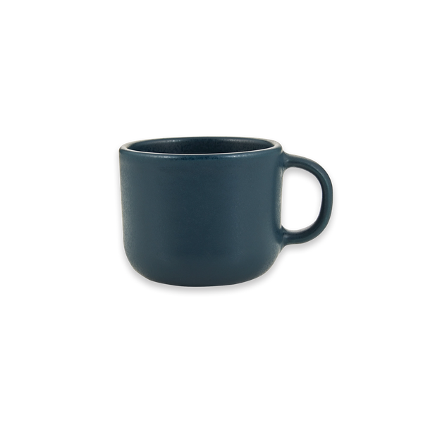 Stoneware Cup with Handle Dark Blue